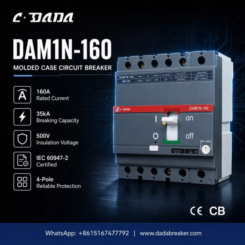 Subtilitas Praesidium pro Network Industriis: C·DADA DAM1N-160 MCCB