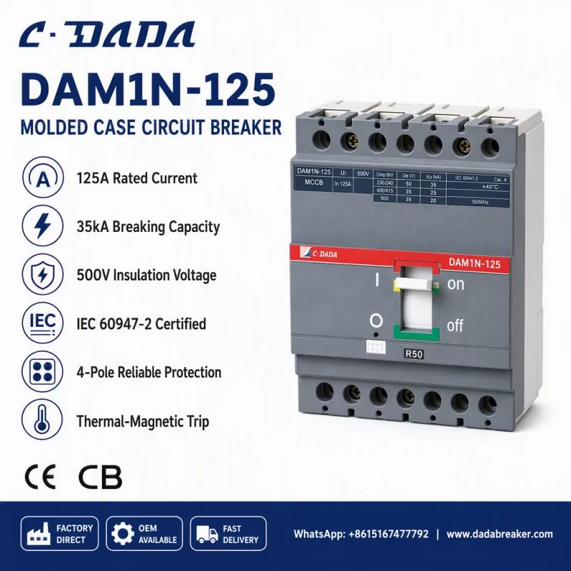 Prospicere Sub-Distributionem Integrity: C·DADA DAM1N-125 MCCB SOLUTIO